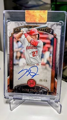 Mike Trout 2022 Topps Museum Collection Archival Certified Autograph #36/50 Auto • $399.99