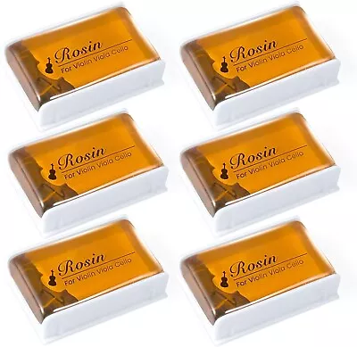 Rosin Violin Rosin 6 Pack Cello Viola Rosin For Violin Bow Light Low Dust-NEW • $8.22