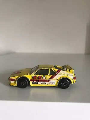 1981 Matchbox #11 BMW M1 Yellow Sports Car MB-52 Macau 1/57 Scale • £2