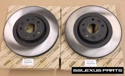 Lexus IS350 (2014-2018) (RWD) (F Sport) OEM Genuine FRONT BRAKE ROTOR SET (x2) • $180