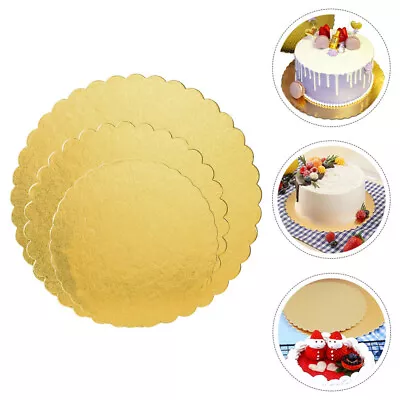  3 Pcs Cake Circle Boards Bandejas Decorativas Color Base Multifunction • £7.58