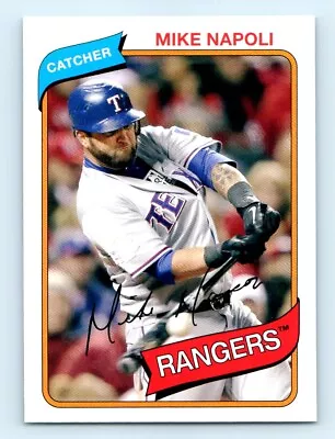 2012 Topps Archives Mike Napoli Texas Rangers #135 • $1.79