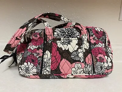 Vera Bradley Clare Mocha Rouge Hand Bag Ladies Tote Purse Handbag Shoulder Bag • $30