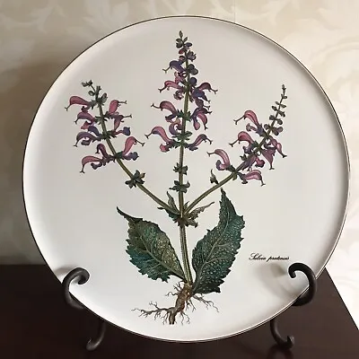 Villeroy & Boch Botanica (Purple Salvia Pratensis) Cake Plate 12  Diam BEAUTIFUL • $49