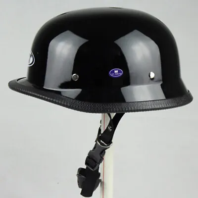 DOT Motorcycle Helmet German Half Face Helmet For Cruiser Chopper Biker Scooter • $59.43