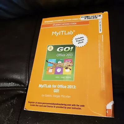 MyITLab Student Access Code For Office 2013: Go! By Gaskin Vargas McLellan • $9.99