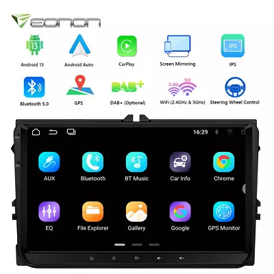 Eonon VWA13 Android 13 Car Play Radio GPS Navigation Stereo Fit VW Golf 5 6 Polo • $179.99