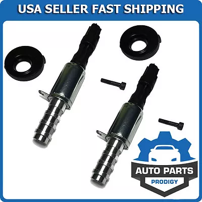 Set 2 VCT Variable Camshaft Cam Timing Solenoid Valve Ford 4.6 5.4 W Seal Screw • $49.99