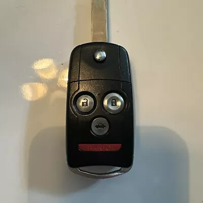 2007-08 Acura Tl Oem Flip Key Remote Fob 4 Button Fcc Oucg8d-439ha • $40