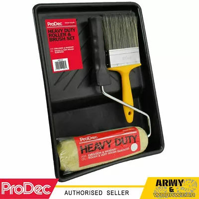 ProDec 9 X1.75  Single Head Masonry Roller Kit + Flat Brush Brick Wall Stone • $25.70