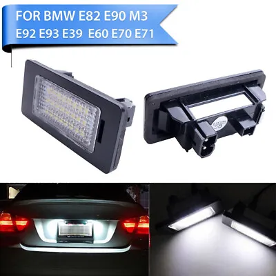 2x 24 LED License Plate Number Lights For BMW E90 M3 E92 E70 E39 F30 E60 E61 E93 • $8.93