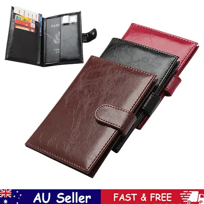 $11.50 • Buy Women Men Travel Passport Cover ID Credit Card Holder Wallet Purse Bags Pouch