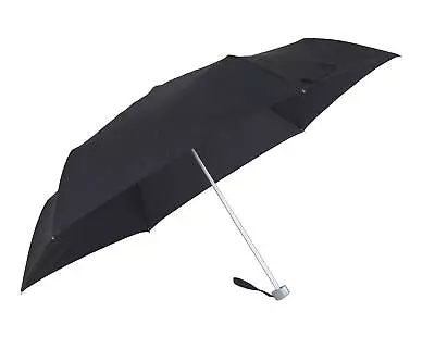 SAMSONITE Rain Pro 3 Section Manual Flat Stick Umbrella 24 Cm Black Diameter 9 • $44.45