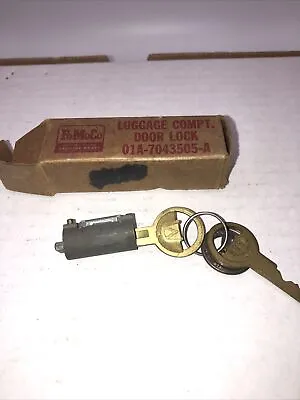 $19.95 • Buy NOS Ford Fomoco 1940 Ford Trunk Lock Tumbler With Keys