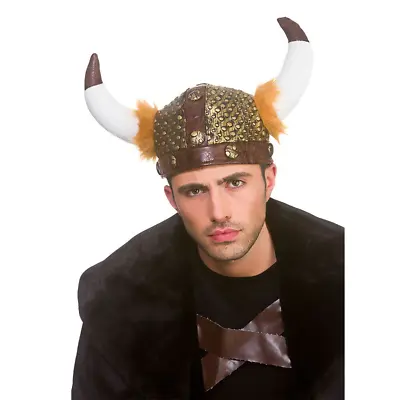 Authentic Viking Helmet Soft Adults Helmet Medieval Fancy Dress Accessory • £4.99