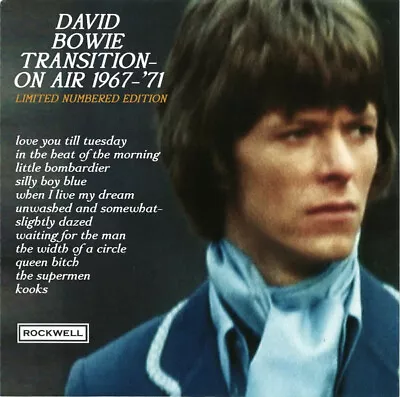 David Bowie Transition On Air 1967-71 (Blue Vinyl) Vinyl LP NEW Sealed • $62.99