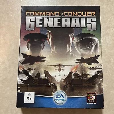 Command & Conquer: Generals - Big Box PC Game - Disc 1 Is Missing • $146.99