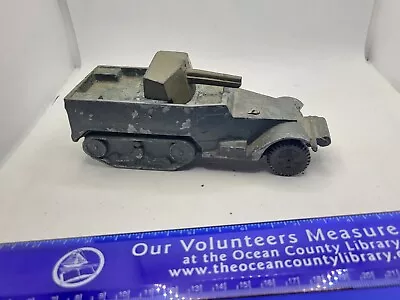 Dale Model Vintage M3 WWII Scout Car US Army Diecast Lead Toy Lot 75mm Gun Large • $36