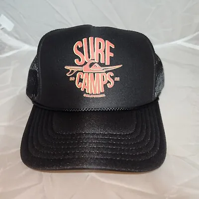 QUICKSILVER Surf Camps 2022 TRUCKER Hat Cap Adult Snapback NEW Fast Shipping • $14.94