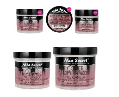 Mia Secret Cover Piel Canela Acrylic Powder 1/2 Oz| 1oz | 2oz | 4oz | 8oz Choose • $10.78