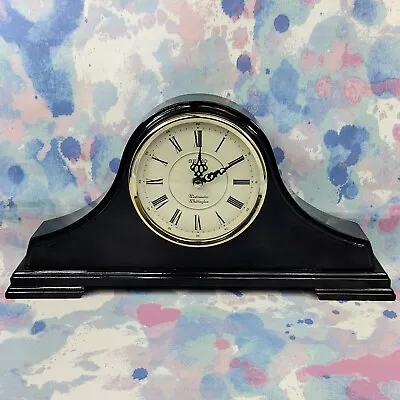 Seiko Quartz Mantel Clock Westminster Chime And Wittington Chime Black Finnish  • $60