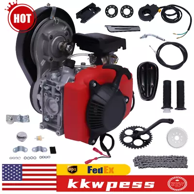 4-Stroke OHV Gas Engine Motor Kit Bike Bicycle Pull Start Petrol Conversion Tool • $167.20