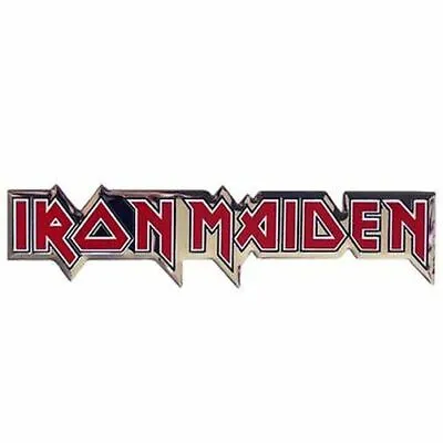 IRON MAIDEN - METALLIC STICKER - 6 X 1.5 - BRAND NEW 8483 • $8.50