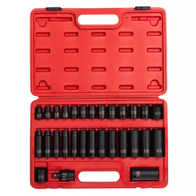 Sunex 3330 3/8  Drive 29-Piece 12-Point Metric Master Impact Socket Set • $108.87