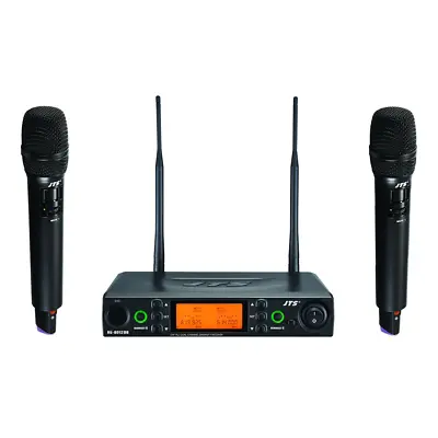 JTS UHF PLL Dual Channel Diversity Handheld Wireless Microphone System CH38 • £654