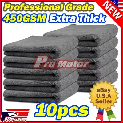 Microfiber Cleaning Cloth Towel No-Scratch Rag Car Wash Wax Polishing Detailing • $13.80