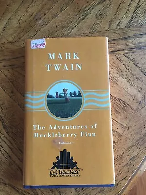 Vintage Mark Twain The Adventure Of Huckleberry Finn Hardcover • $12.50