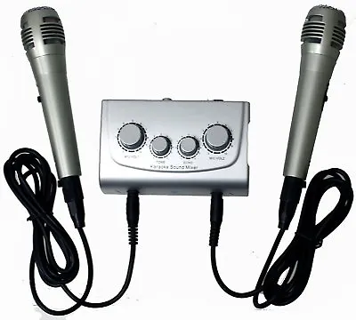 $39.99 • Buy Azusa MIK0115 Karaoke Mixer With Microphones