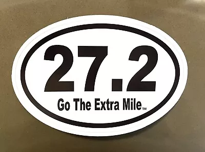 27.2 Sticker MARATHON Vinyl GO THE EXTRA MILE Car Decal 26.2 Sticker RUNNING • $3.49