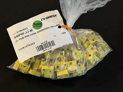 100pcs Omega SMPW-JJ-M Thermocouple Connector Type J JIS Sub-Mini W Window • $299.98