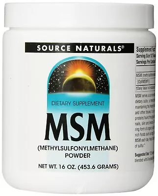 Source Naturals MSM Powder 1 Pound ( 1000 Grams ) • $42.50