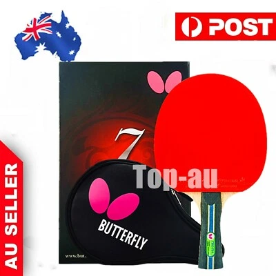 $112.75 • Buy Genuine Butterfly TBC701 Table Tennis Bats Long Handle Ping Pong Shakehand FL
