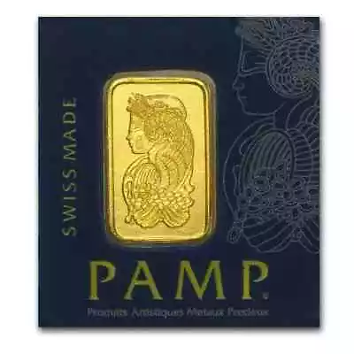 1 Gram Gold Bar - PAMP Suisse - Multigram+25 (In Assay) • $92.14