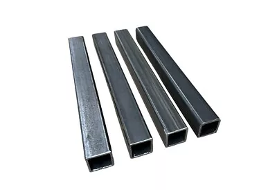 SQUARE STEEL TUBE 1.25  X 1.25  X 1/8  X 12  Long - 4 Pieces • $34.75