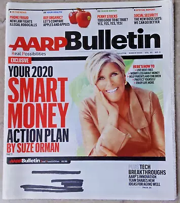 Back Issue Of AARP Bulletin (March 2020) In Perfect Condition • $3.86