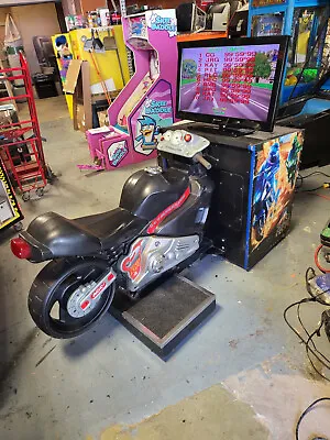Road Burners Sit Down Motorcycle Arcade Driving Video Game 28  LCD! Fast Furious • $1620