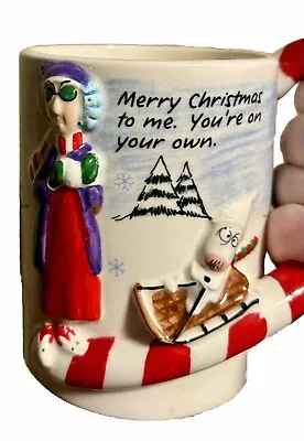 Hallmark Shoebox Maxine 3D Mug Merry Christmas To Me You’re On Your Own • £7.96