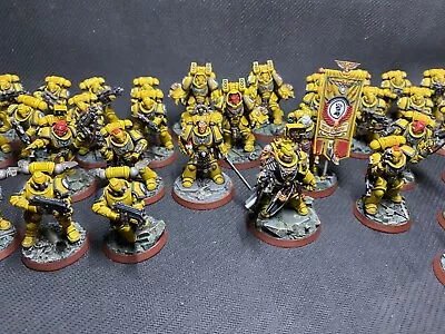 Warhammer 40k Imperial Fists Primaris Army Pro Painted Games Workshop • £450