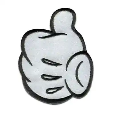 Disney Iron-On Patch: Mickey Mouse White Glove With Thumbs Up New Free Ship • $6