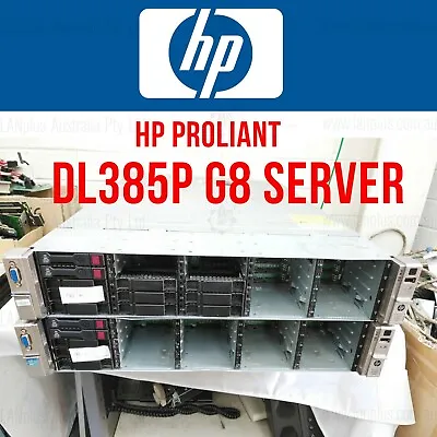 2x HP ProLiant DL385p G8 2xAMD 16 Core (2.3Ghz-6376) 32GB RAM 2x 300GB SAS HD • $999