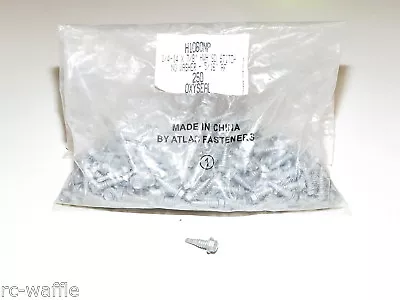 1/4 -14x 7/8  HWH 5/16  Self Tapping Metal Siding Roofing Silver Screws -250 Bag • $16.99