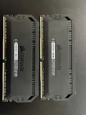 Corsair Dominator Platinum RGB 16GB (2x8GB) DDR4 3200MHz CL16 DIMM Unbuffered 16 • $120