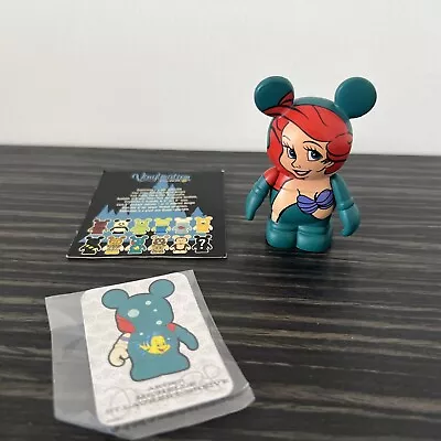 £5 • Buy DISNEY VINYLMATION 3  PARK #2 THE LITTLE MERMAID ARIEL FLOUNDER With Card