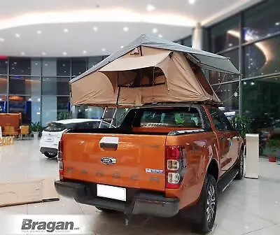 Universal Roof Tent - Beige For Pickup SUV 4X4 Car Waterproof Outdoor Camping • £1044.99