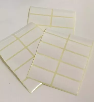 Small White Sticky Labels. Address. Self Adhesive. 50mm X 25mm. 2  X 1  Blank • £1.25