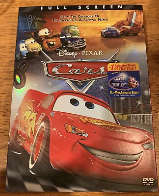 Cars (DVD 2006 Full Screen) Brand New Sealed W/ Slipcover • $9.59
